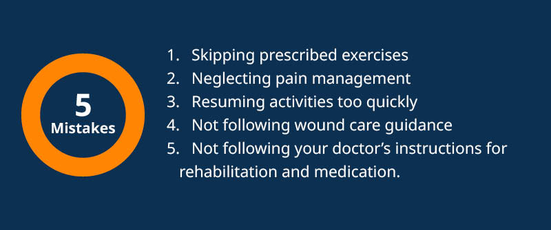Top 5 Mistakes After Knee Replacement To Avoid