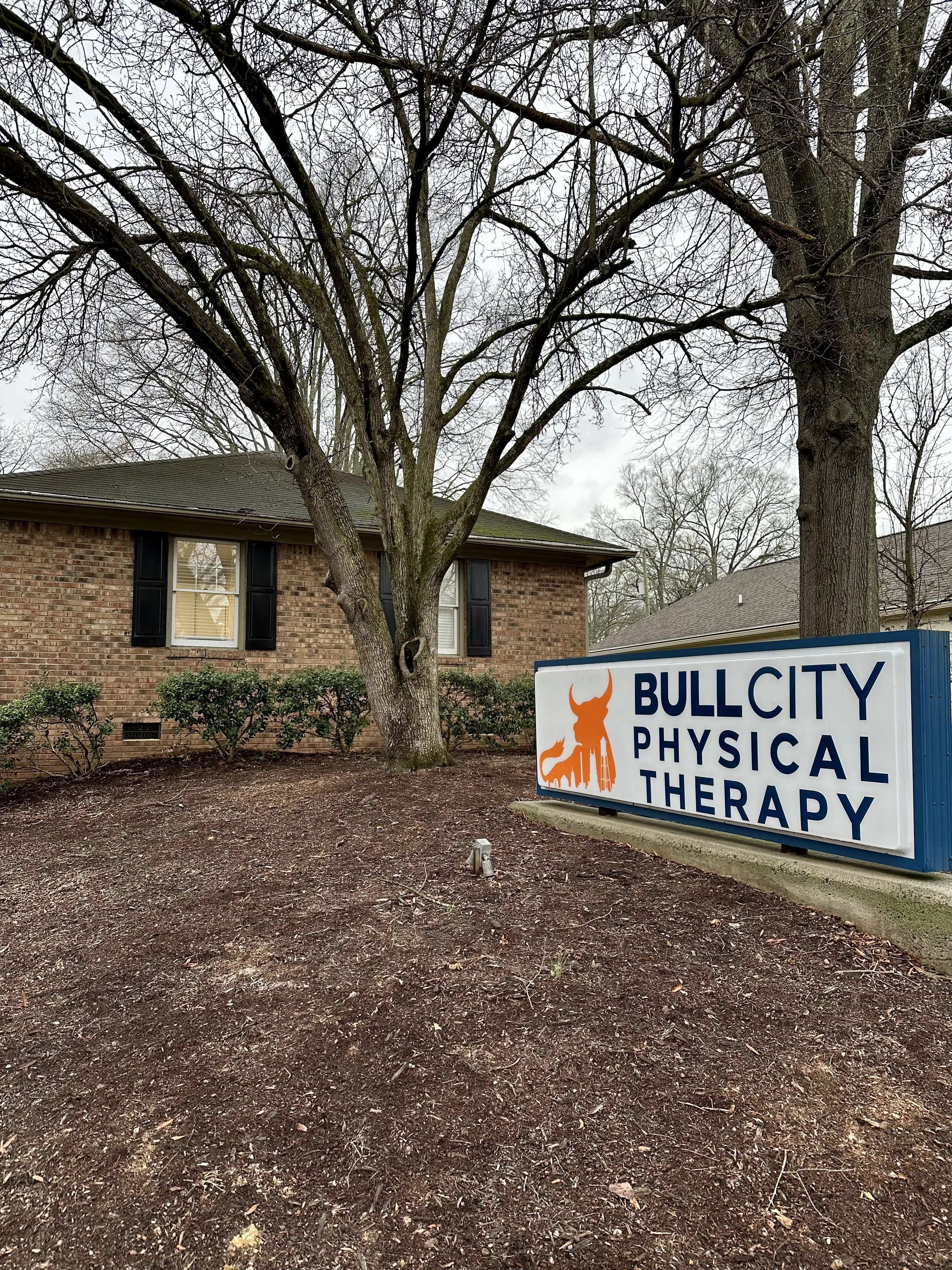 bull city physical therapy sign