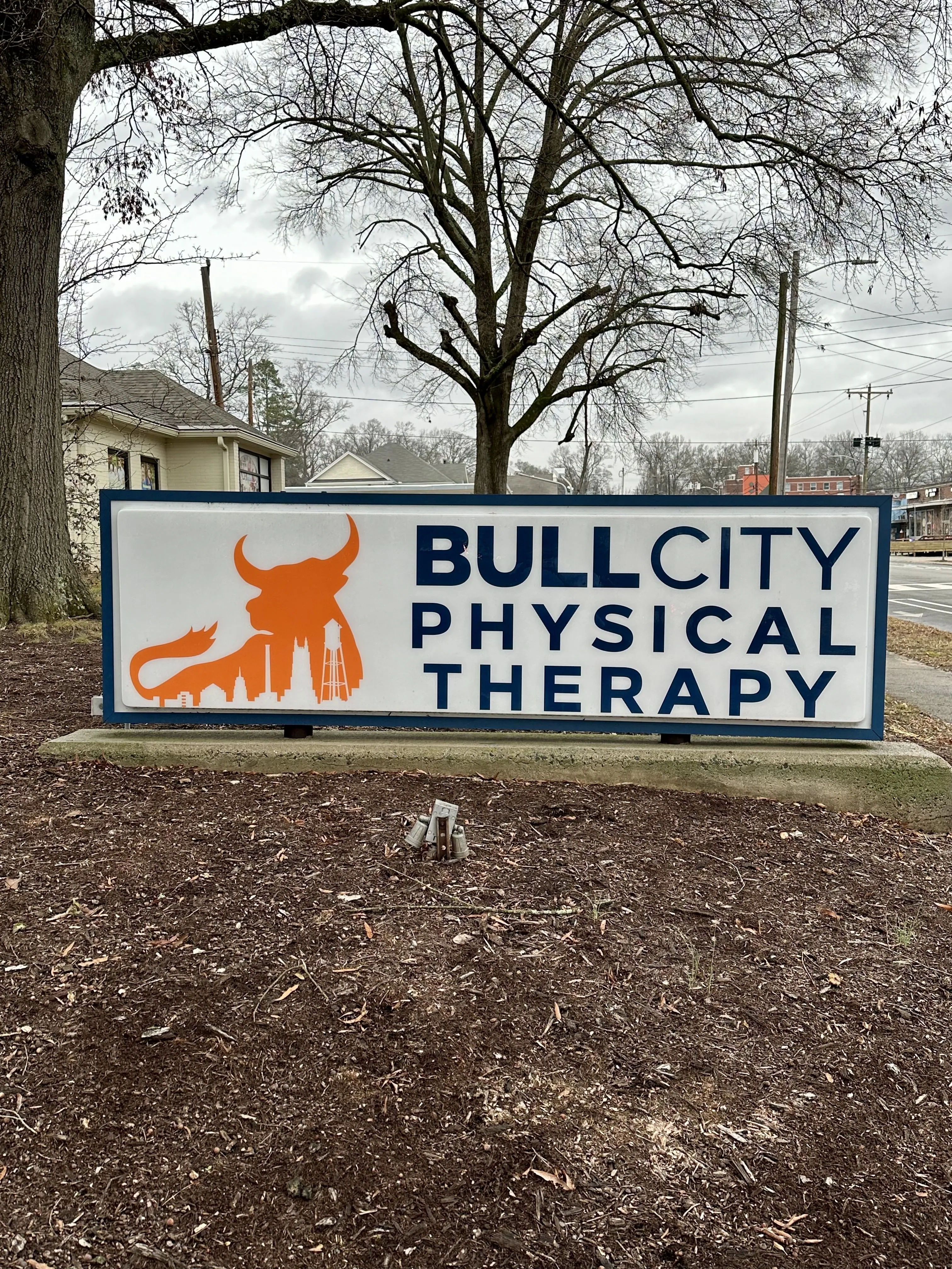bull city physical therapy sign