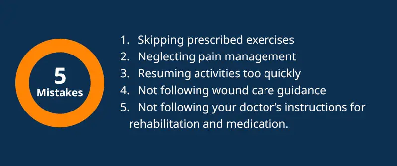 Top 5 Mistakes After Knee Replacement To Avoid
