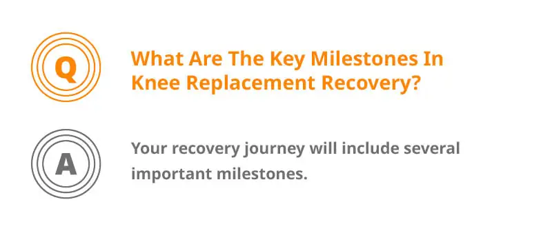 What Are The Key Milestones In Knee Replacement Recovery?