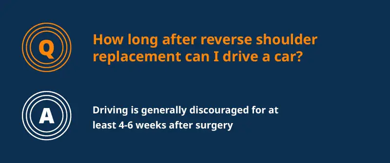Driving After Reverse Shoulder Replacement